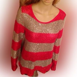 Red and Gold sweater
